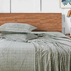 Sutton Warm Bedsheet Double bed with 2pc Pillow Cover | Gray Texture